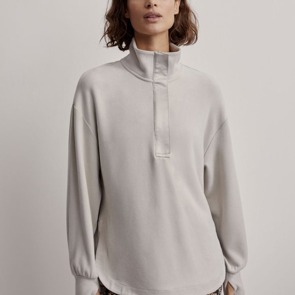 VARLEY Roeder Half Zip Midlayer - Silver Lining - NWT! NEVER WORN! MSRP: $138 - Picture 3 of 11